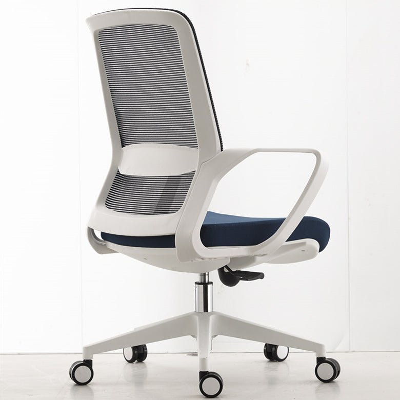 Silla de brazo contemporánea Ruedas de brazos fijos Altura de asiento Ajustable Silla de oficina