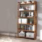 Estante de bambú vertical moderno Etagere Espresso estantería para dormitorio