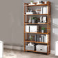 Estante de bambú vertical moderno Etagere Espresso estantería para dormitorio