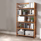 Estante de bambú vertical moderno Etagere Espresso estantería para dormitorio