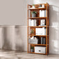 Estante de bambú vertical moderno Etagere Espresso estantería para dormitorio