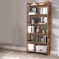 Estante de bambú vertical moderno Etagere Espresso estantería para dormitorio