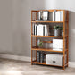 Estante de bambú vertical moderno Etagere Espresso estantería para dormitorio