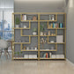 11.8" W X 78.7" H Glam Bookcase Metal Vertical Book Shelf for Bedroom