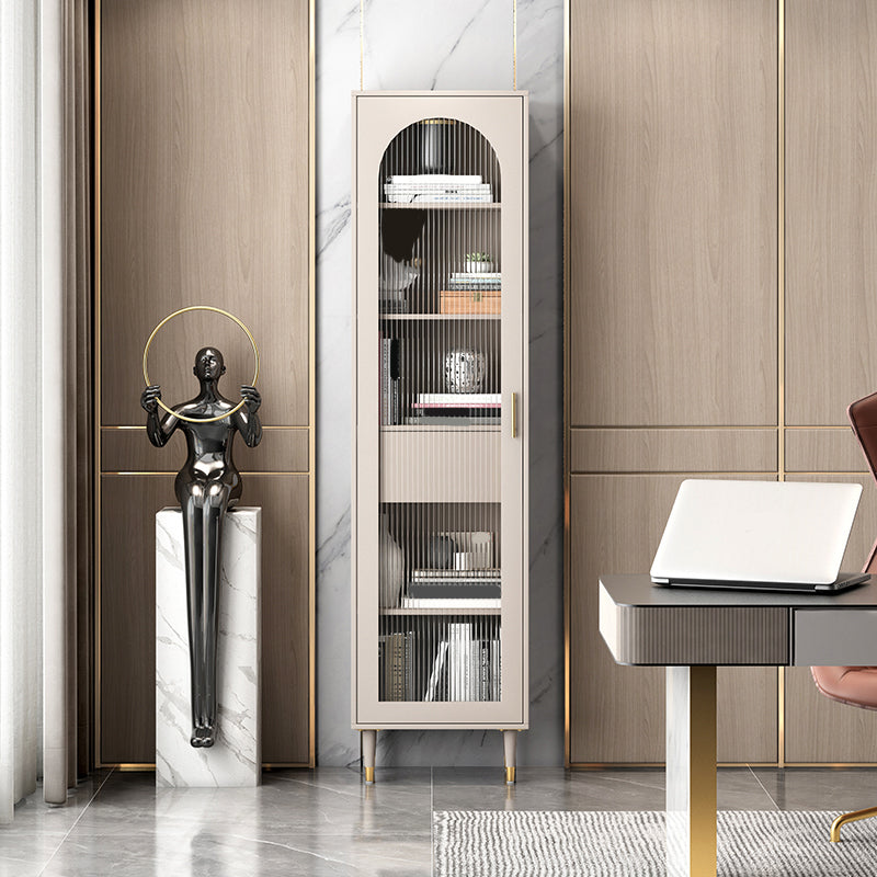 Glam metal boekenkast standaard gesloten back -boekenplank voor thuiskantoor
