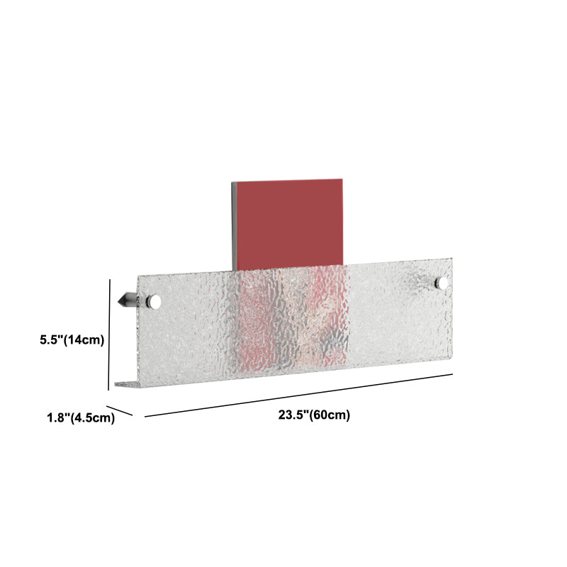Floating Clear Plastic/Acrylic Bookcase Urban Wall Mounted Shelf Clearhalo 'Bookcases' 'furn' 'furn_bookcases' 'Furniture' 'Office Furniture' 5972734