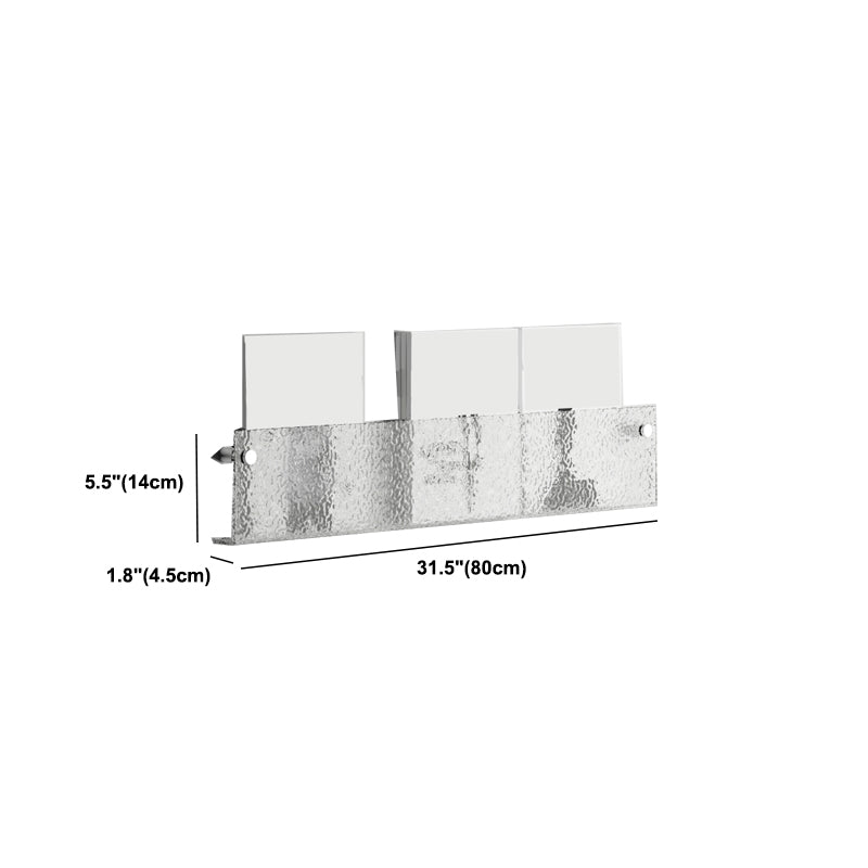 Floating Clear Plastic/Acrylic Bookcase Urban Wall Mounted Shelf Clearhalo 'Bookcases' 'furn' 'furn_bookcases' 'Furniture' 'Office Furniture' 5972735