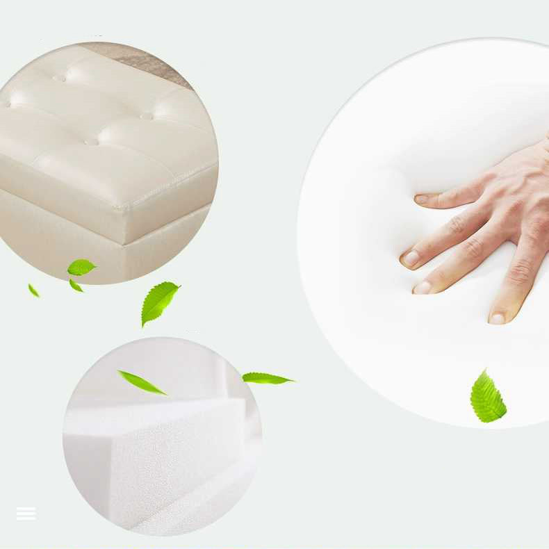 15.7"W Mid-Century Modern Bench Cushioned Tufted Seating Bench Clearhalo 'Benches' 'Chairs & Seating' 'furn' 'furn_benches' 'Furniture' 'Living Room Furniture' 5972922