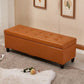 15.7"W Mid-Century Modern Bench Cushioned Tufted Seating Bench Clearhalo 'Benches' 'Chairs & Seating' 'furn' 'furn_benches' 'Furniture' 'Living Room Furniture' 5972934