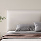 84.65 inch Wide Glam Bed Frame Solid Color Standard Bed with Headboard