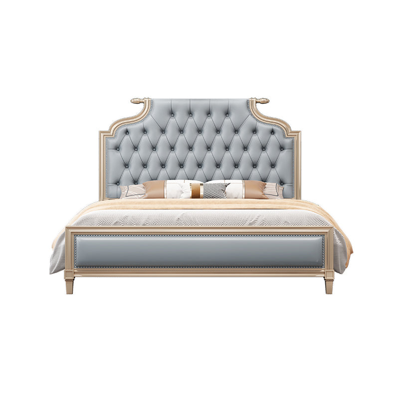 Modern Storage Bed Button-tufted Bed Frame with Headboard for Bedroom