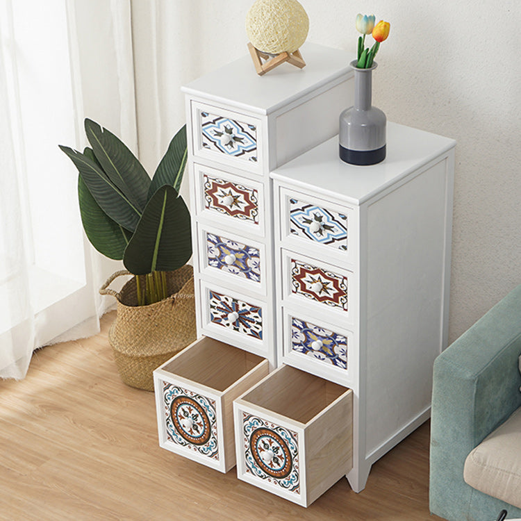 Contemporary Solid Wood Chest with Drawers and Legs Water Resistant Chest