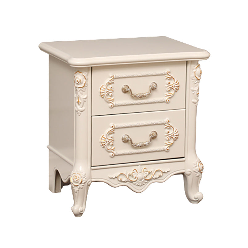 Mid-Century Modern Accent Chest with Cabriole Legs in Pine Wood