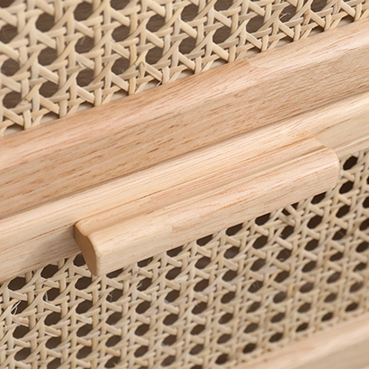 Hedendaagse opbergkast met laden en massieve houten benen