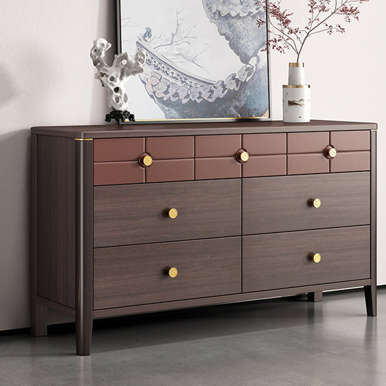 Square Straight Legs Accent Chest Mid-Century Modern Chest with Drawer