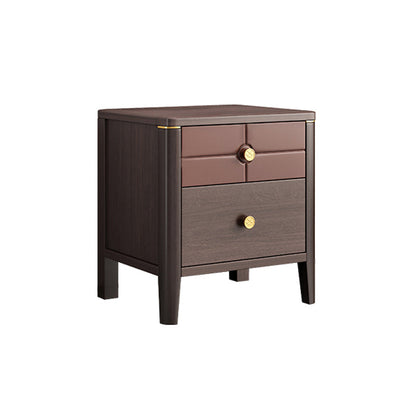 Square Straight Legs Accent Chest Mid-Century Modern Chest with Drawer