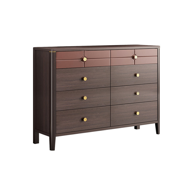Square Straight Legs Accent Chest Mid-Century Modern Chest with Drawer