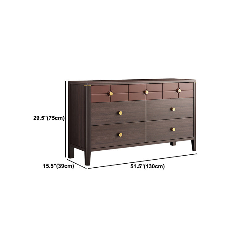 Square Straight Legs Accent Chest Mid-Century Modern Chest with Drawer