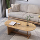 Brone Solid Wood Coffee Table Living Room Trestle Coffee Table Clearhalo 'Coffee & Accent Tables' 'Coffee Tables' 'coffee_tables' 'furn' 'furn_coffee_tables' 'Furniture' 'Living Room Furniture' 5973354