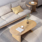 Brone Solid Wood Coffee Table Living Room Trestle Coffee Table Clearhalo 'Coffee & Accent Tables' 'Coffee Tables' 'coffee_tables' 'furn' 'furn_coffee_tables' 'Furniture' 'Living Room Furniture' 5973357