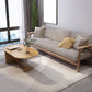 Brone Solid Wood Coffee Table Living Room Trestle Coffee Table Clearhalo 'Coffee & Accent Tables' 'Coffee Tables' 'coffee_tables' 'furn' 'furn_coffee_tables' 'Furniture' 'Living Room Furniture' 5973363