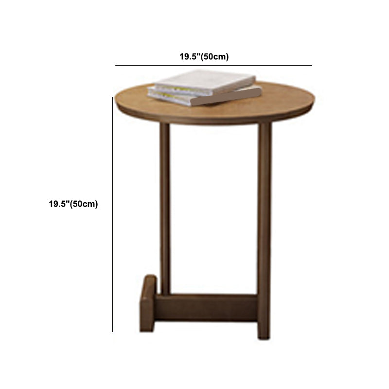 Brone Solid Wood Coffee Table Living Room Trestle Coffee Table Clearhalo 'Coffee & Accent Tables' 'Coffee Tables' 'coffee_tables' 'furn' 'furn_coffee_tables' 'Furniture' 'Living Room Furniture' 5973366