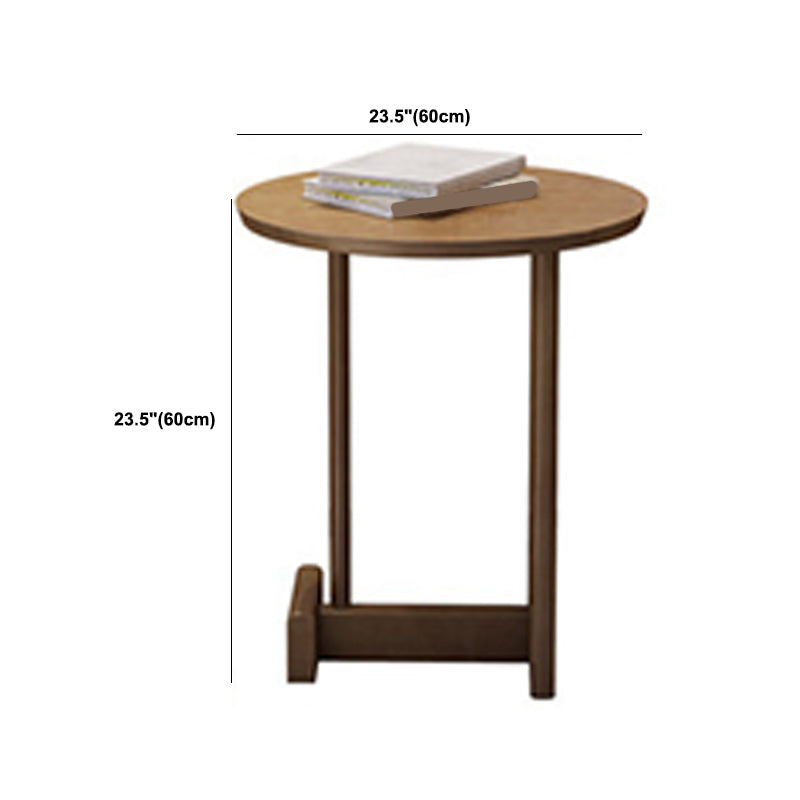 Brone Solid Wood Coffee Table Living Room Trestle Coffee Table Clearhalo 'Coffee & Accent Tables' 'Coffee Tables' 'coffee_tables' 'furn' 'furn_coffee_tables' 'Furniture' 'Living Room Furniture' 5973367
