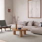 Scandinavian Round Solid Wood Coffee Table Natural 3 Legs Cocktail Table Clearhalo 'Coffee & Accent Tables' 'Coffee Tables' 'coffee_tables' 'furn' 'furn_coffee_tables' 'Furniture' 'Living Room Furniture' 5973373