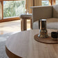 Scandinavian Round Solid Wood Coffee Table Natural 3 Legs Cocktail Table Clearhalo 'Coffee & Accent Tables' 'Coffee Tables' 'coffee_tables' 'furn' 'furn_coffee_tables' 'Furniture' 'Living Room Furniture' 5973377