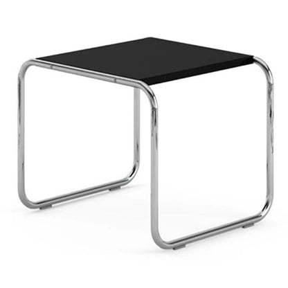 Set da tavolo da cocktail con piano in legno rettangolare semplice e moderno a slitta