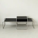 Tavolino contemporaneo a tavolino da caffè in legno rettangolare set da cocktail