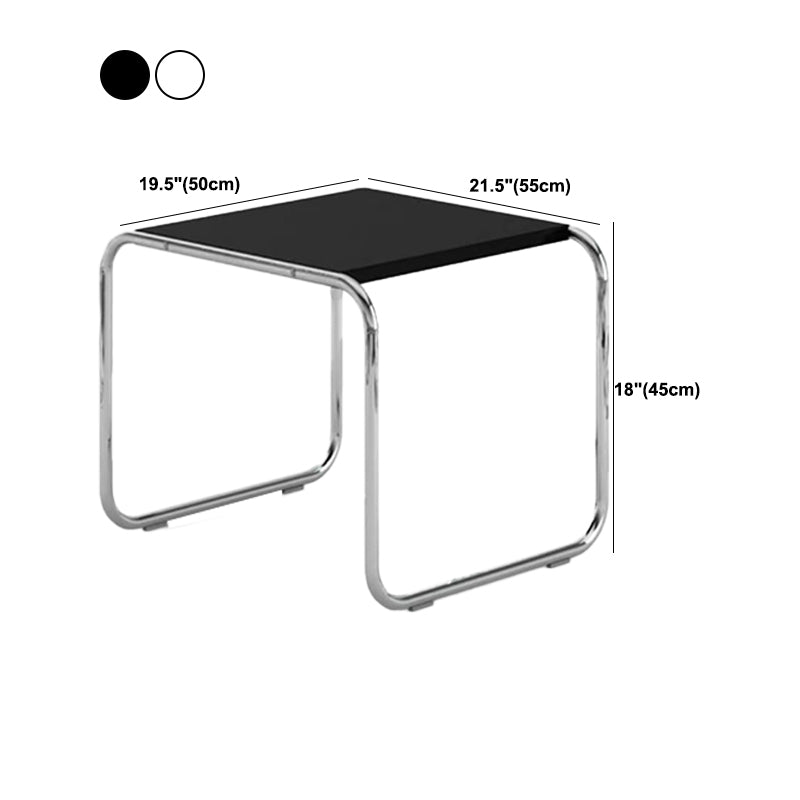 Set da tavolo da cocktail con piano in legno rettangolare semplice e moderno a slitta