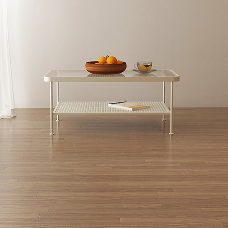 Tavolino da caffè in vetro rettangolare tavolino moderno incluso tavolo da cocktail