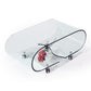 Modern Style Glass Top Coffee Cocktail Table with Storage Shelf Clearhalo 'Coffee & Accent Tables' 'Coffee Tables' 'coffee_tables' 'furn' 'furn_coffee_tables' 'Furniture' 'Living Room Furniture' 5973635
