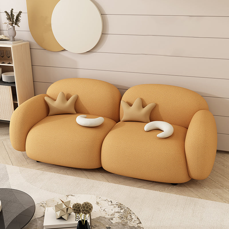 現代的な27.56 "Hフェイクレザースクエアアームソファリビングルーム