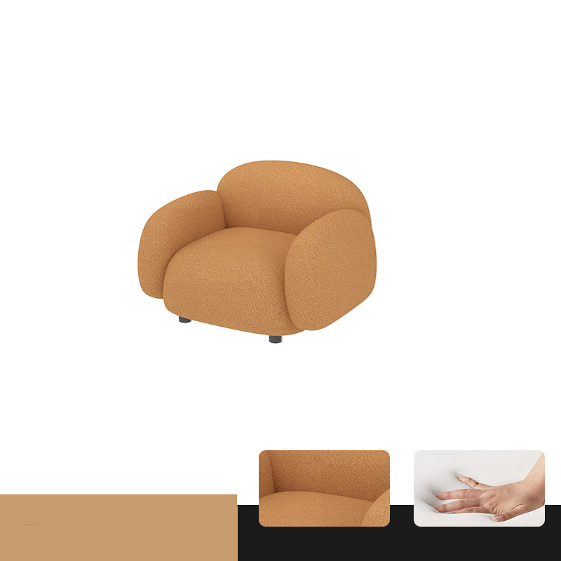 現代的な27.56 "Hフェイクレザースクエアアームソファリビングルーム