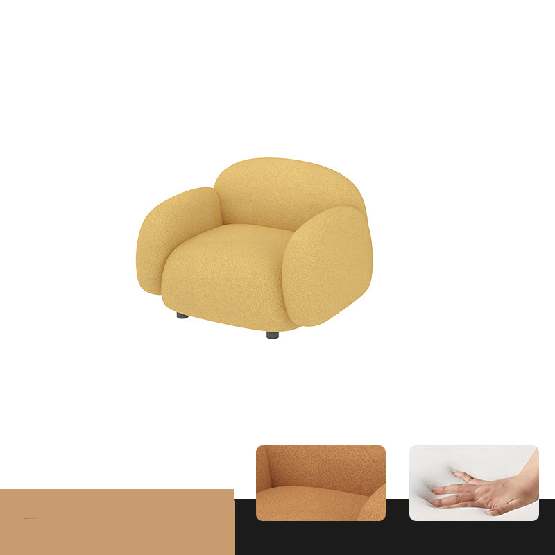 現代的な27.56 "Hフェイクレザースクエアアームソファリビングルーム