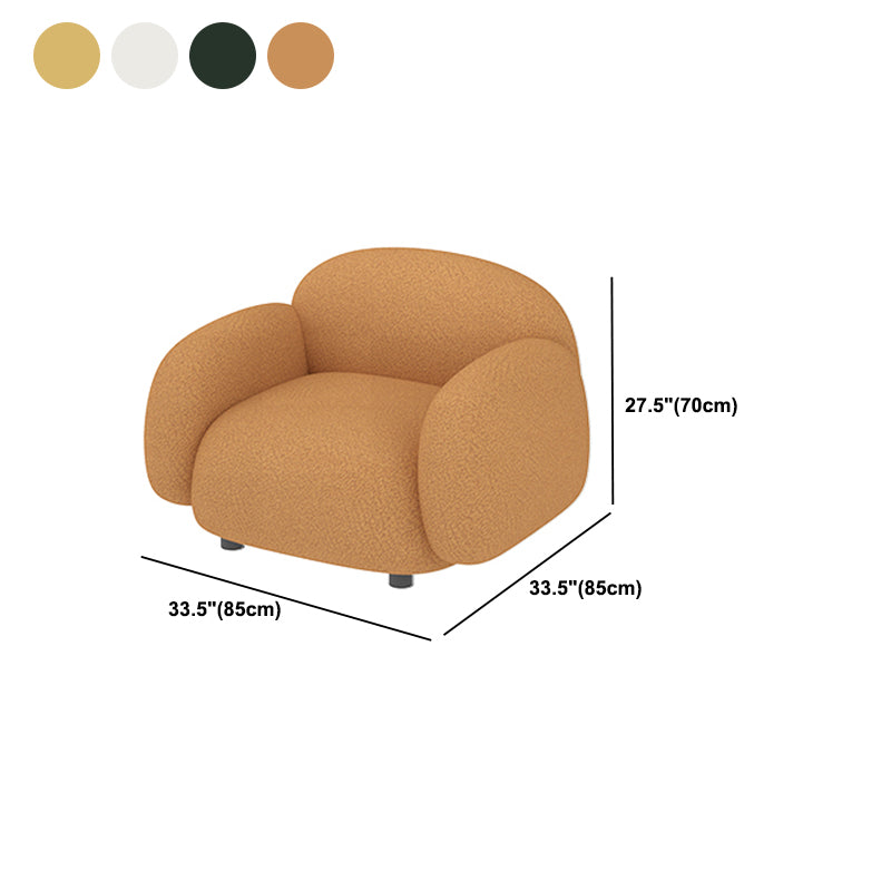 現代的な27.56 "Hフェイクレザースクエアアームソファリビングルーム