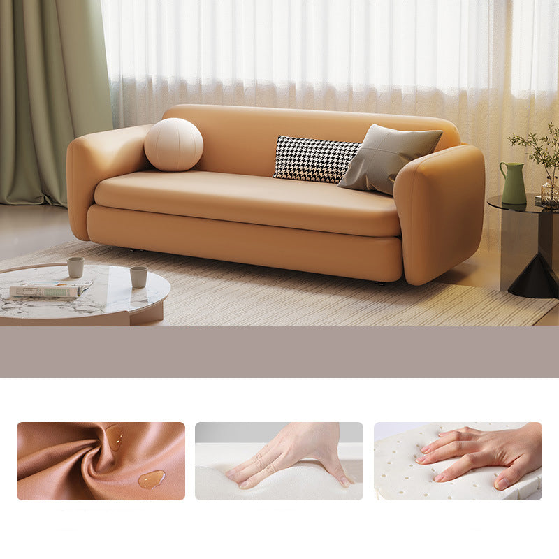 Divano letto coperto con braccio quadrato e cushi posteriore, 37,40 "W