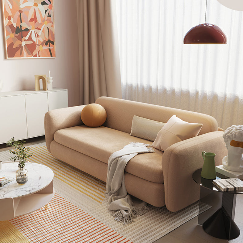 Divano letto coperto con braccio quadrato e cushi posteriore, 37,40 "W