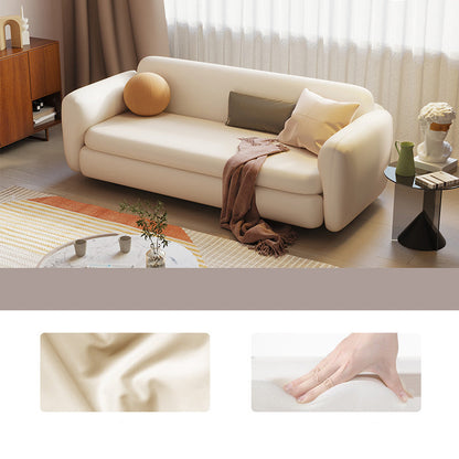 Divano letto coperto con braccio quadrato e cushi posteriore, 37,40 "W