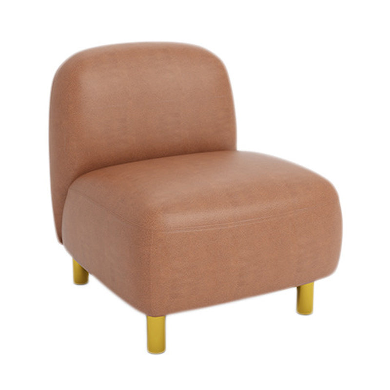 Divano in pelle finta divano a incasso per la macchia con la schiena stretta