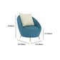 Fabric Sofa in Blue With Tight Back for Living Room,Apartment