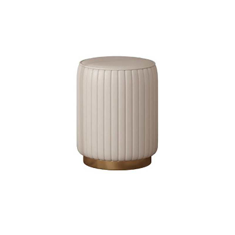 White Stone Top Vanity Makeup Table Modern 15.75" D Vanity Table with Storage