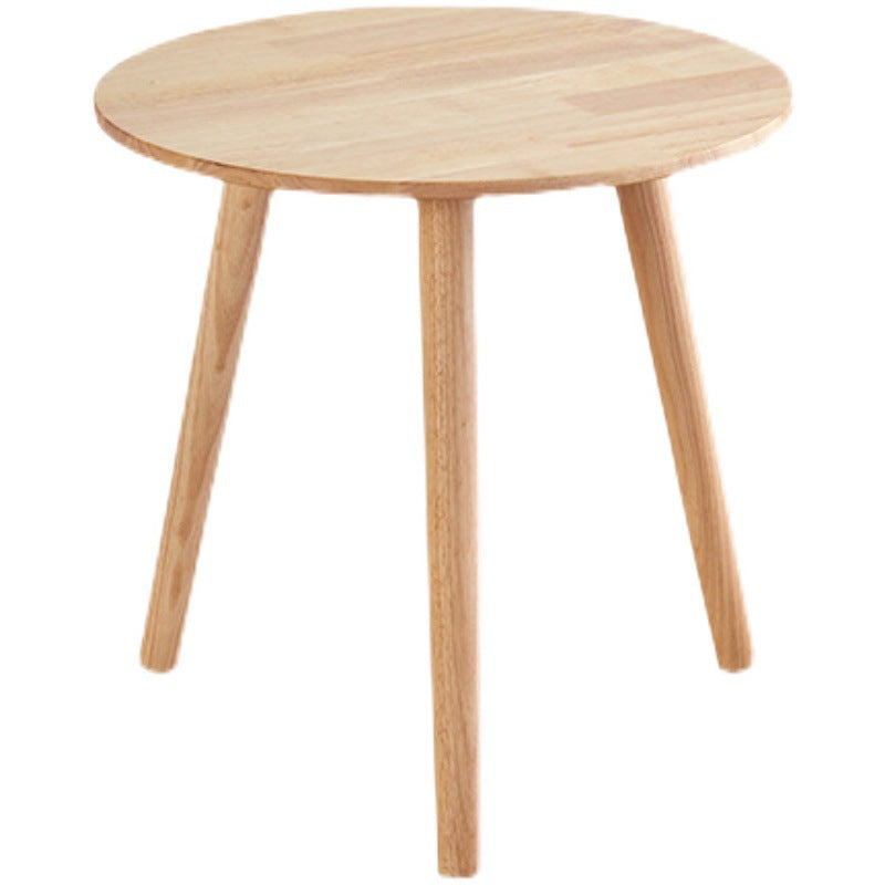 Contemporary Style Side End Table Solid Wood Round Sofa Side Accent Table Clearhalo 'Coffee & Accent Tables' 'End & Side Tables' 'end_side_tables' 'furn' 'furn_end_side_tables' 'Furniture' 'Living Room Furniture' 5974148