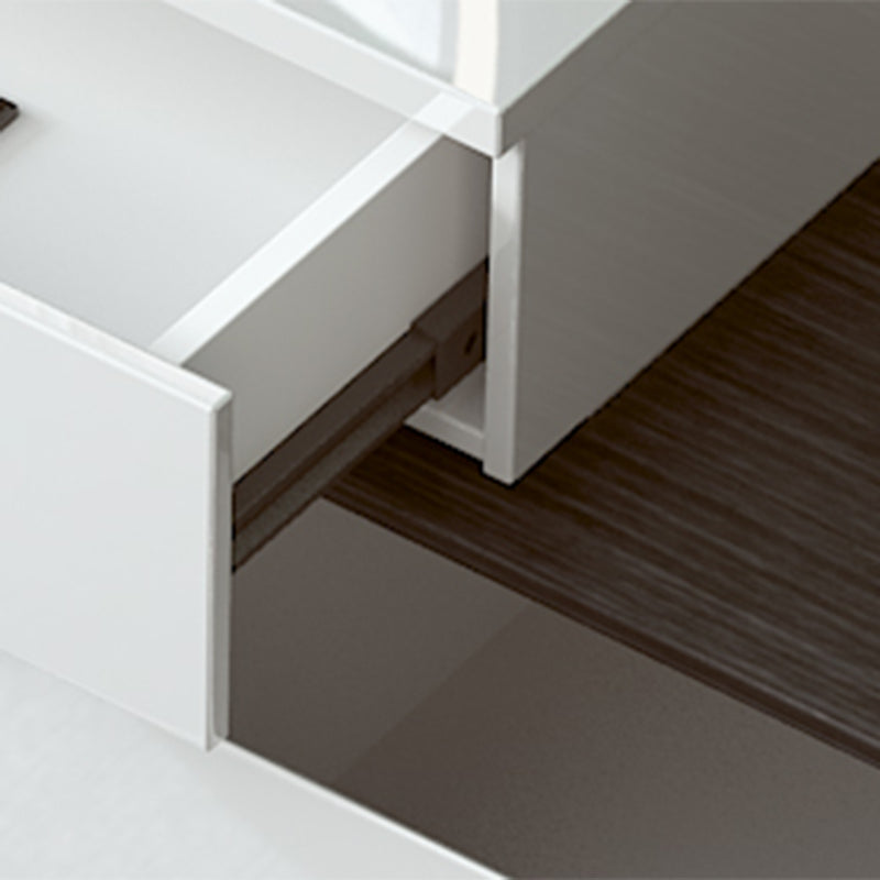 Modern 28.94" H Vanity Dressing Table Set 4 Drawers White Dresser with Stool Clearhalo 'Bedroom Furniture' 'furn' 'furn_makeup_vanities' 'Furniture' 'Makeup Vanities' 'makeup_vanities' 5974191