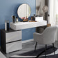 Modern 28.94" H Vanity Dressing Table Set 4 Drawers White Dresser with Stool Clearhalo 'Bedroom Furniture' 'furn' 'furn_makeup_vanities' 'Furniture' 'Makeup Vanities' 'makeup_vanities' 5974197