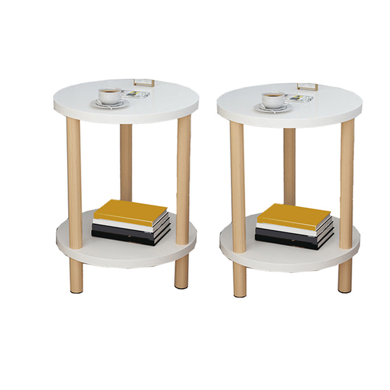 Tavolo da goccia laterale in stile contemporaneo in stile tavolo accento laterale