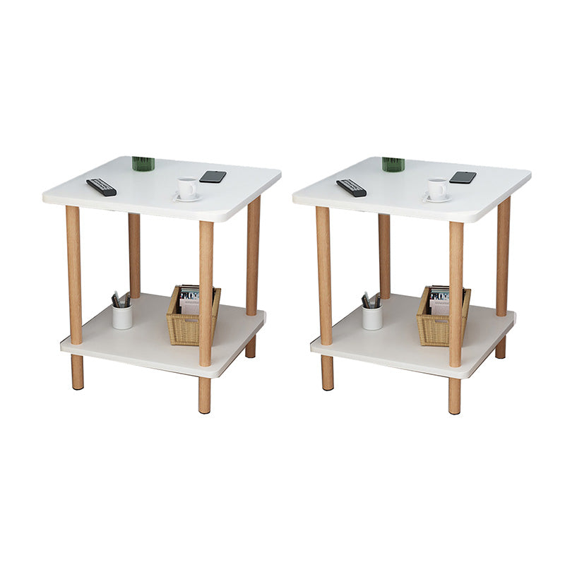 Tavolo da goccia laterale in stile contemporaneo in stile tavolo accento laterale