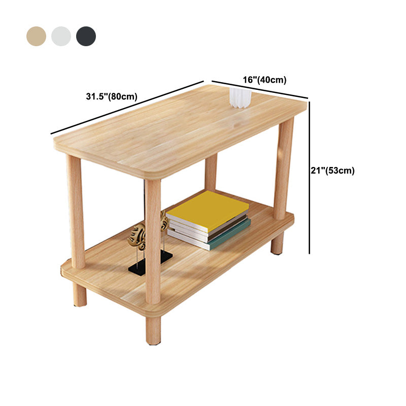 Tavolo da goccia laterale in stile contemporaneo in stile tavolo accento laterale